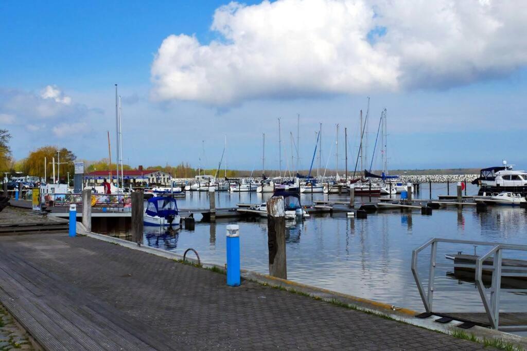 Wohnen Im Hafen Von Barth Mit Gemuetlicher Terrasse Exterior foto